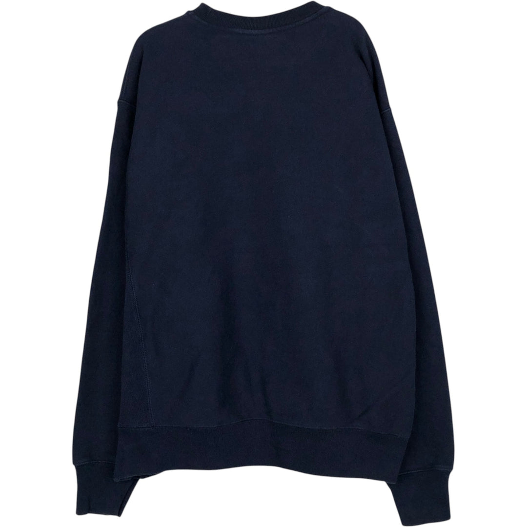 Champion REVERSE WEAVE Reverse Weave Sweatshirt Trainer Men's L size cotton navy blue type Vintage Second Hand