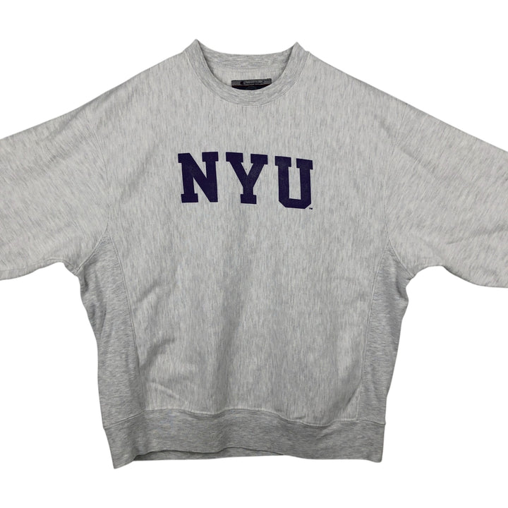 00'S Champion Original Reverse Weave College Sweatshirt Trainer Men's L size cotton gray type Vintage Second Hand