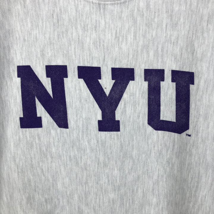 00'S Champion Original Reverse Weave College Sweatshirt Trainer Men's L size cotton gray type Vintage Second Hand