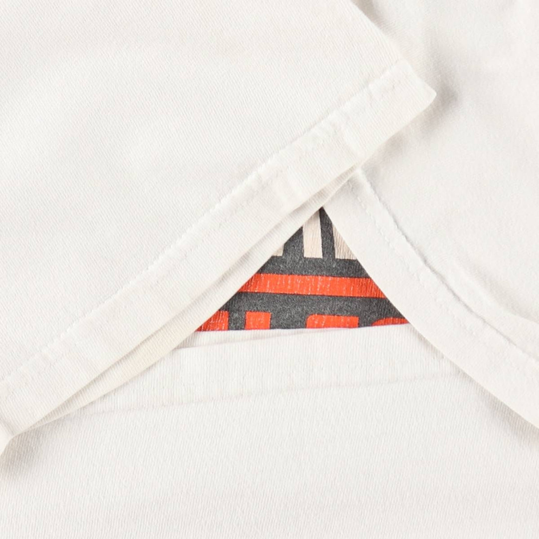 Harley-Davidson Large Logo Motorcycle T-Shirt, Men's Size XL (approx.) cotton white type Vintage Second Hand