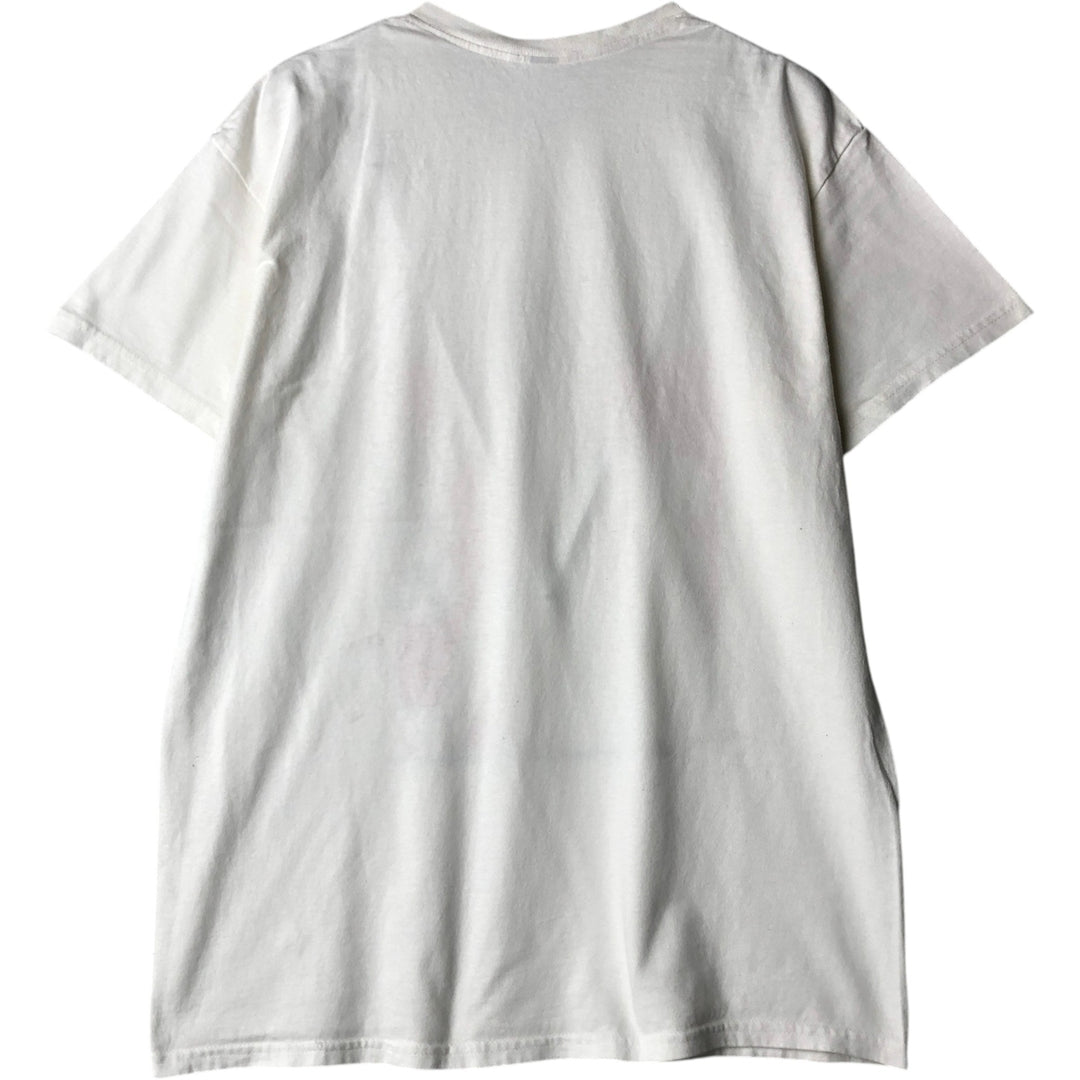 2000'S INUYASHA Anime Character Print T-Shirt, Men's Size M unclear white type Vintage Second Hand