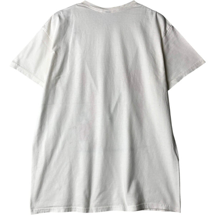 2000'S INUYASHA Anime Character Print T-Shirt, Men's Size M unclear white type Vintage Second Hand