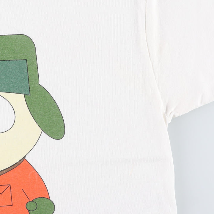 90'S Gildan South Park Character Print T-Shirt, Men's XL Size, Vintage cotton white type Vintage Second Hand