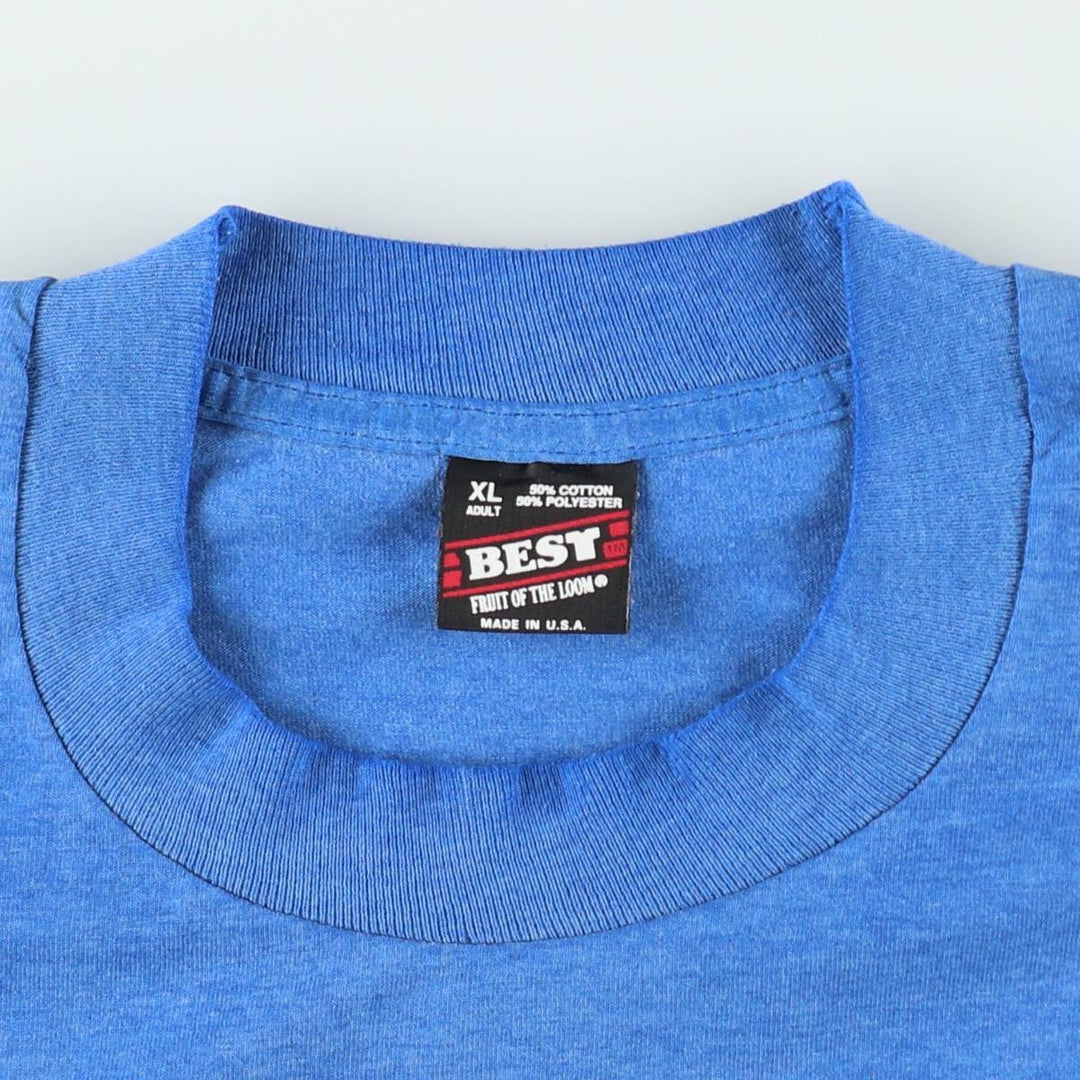 90'S Fruit of the Loom Panasonic Advertising T-Shirt, Made in USA, Men's XL equivalent, Vintage cotton blue type Vintage Second Hand