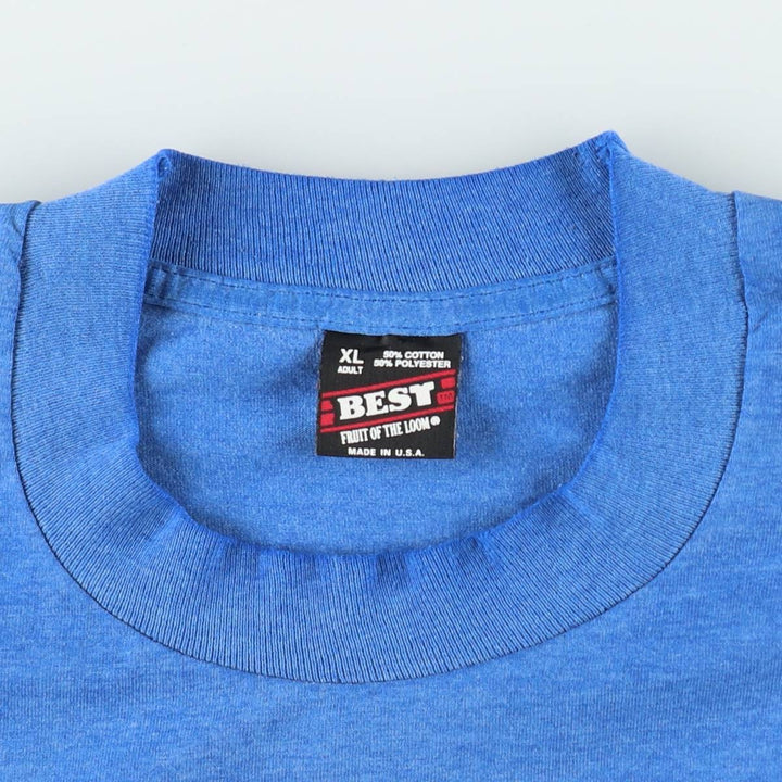 90'S Fruit of the Loom Panasonic Advertising T-Shirt, Made in USA, Men's XL equivalent, Vintage cotton blue type Vintage Second Hand