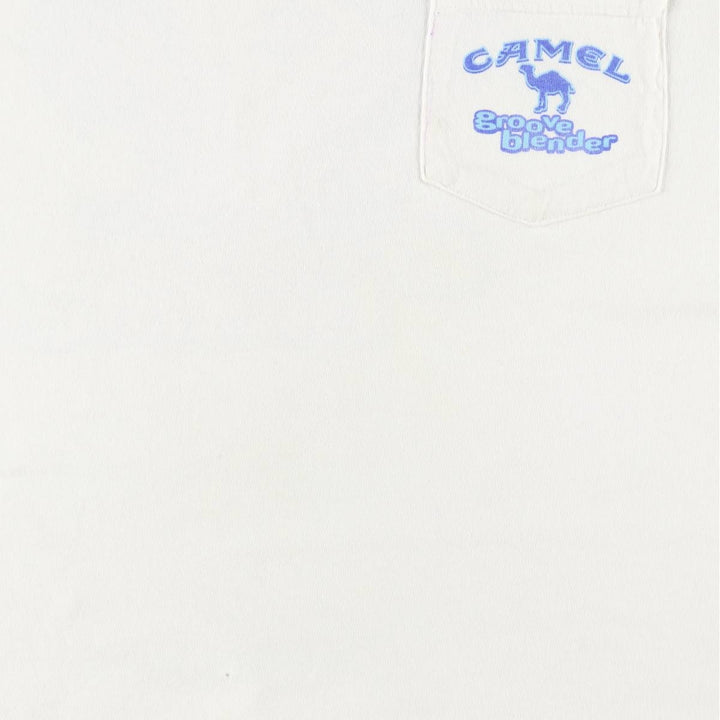 90'S Camel Advertising T-Shirt, Men's XL equivalent, Vintage cotton white type Vintage Second Hand