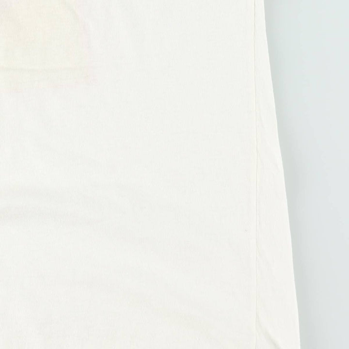 LARIOS Advertising T-shirt, Men's Size M (approx.), Vintage unclear white type Vintage Second Hand
