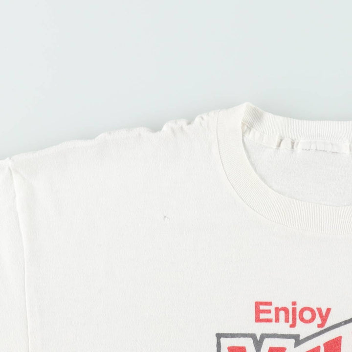 ~90'S MELLO YELLO Advertising T-shirt, Men's Size M (approx.), Vintage unclear white type Vintage Second Hand