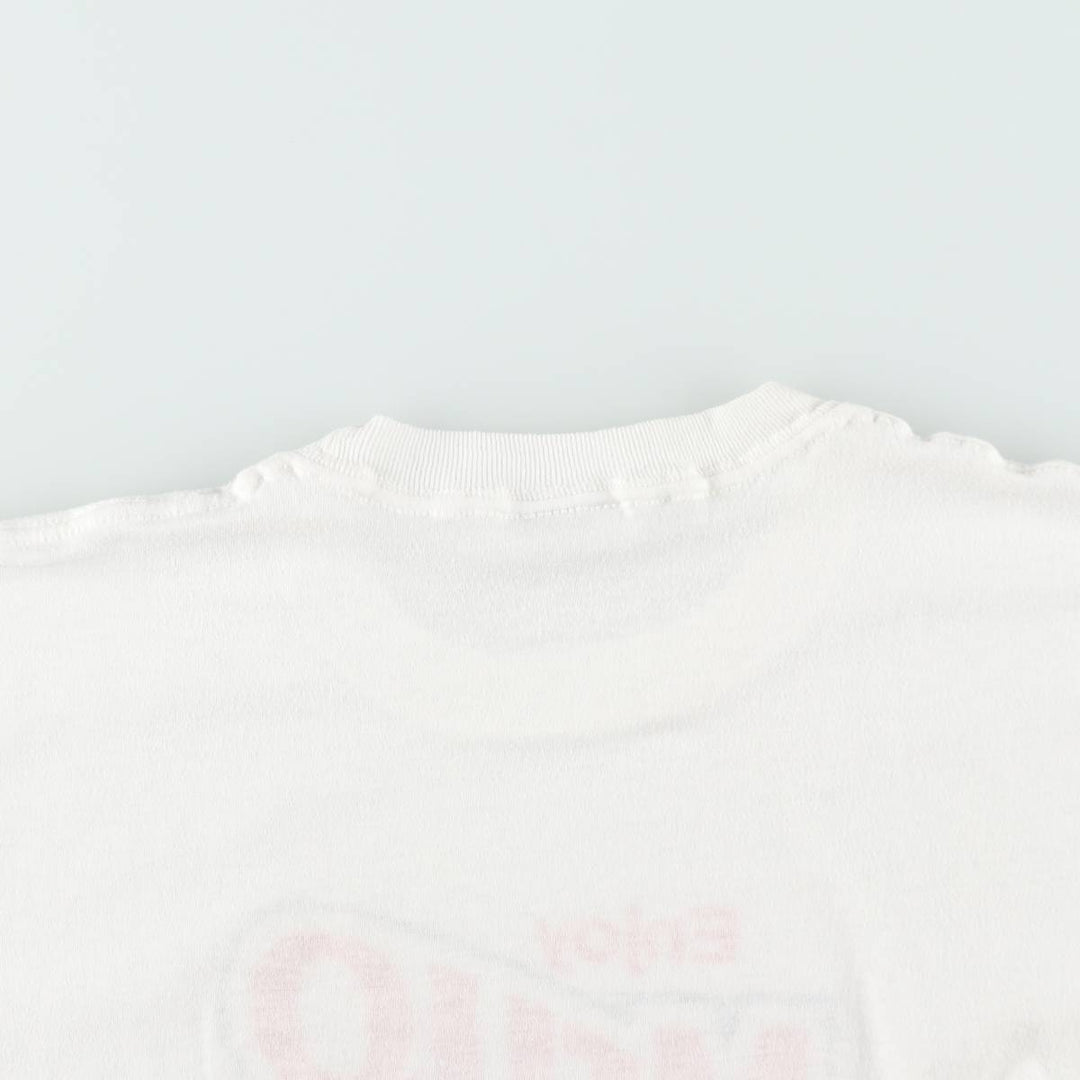 ~90'S MELLO YELLO Advertising T-shirt, Men's Size M (approx.), Vintage unclear white type Vintage Second Hand