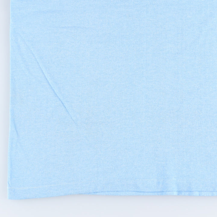 80'S SELEC-T BUDWEISER Advertising T-Shirt, Made in USA, Men's Size L (Equivalent), Vintage polyester Blue type light blue Vintage Second Hand