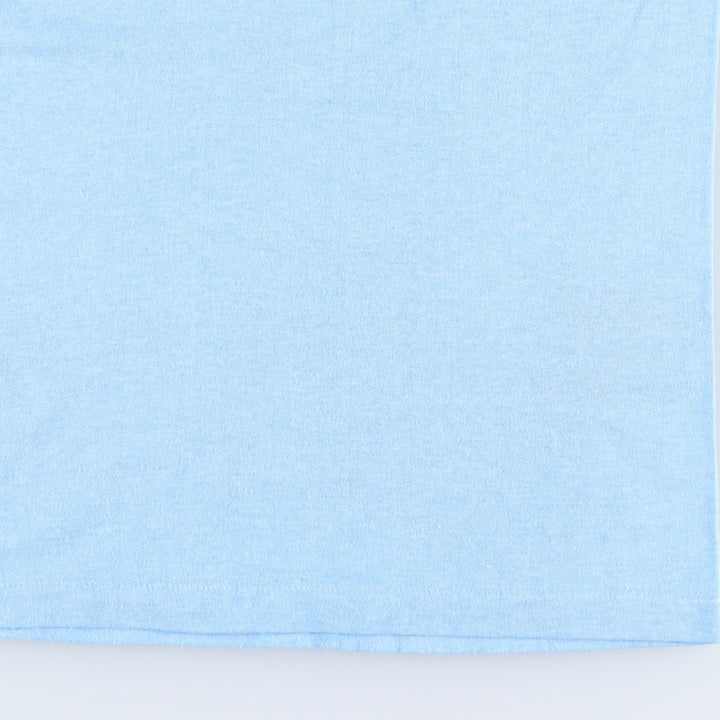 80'S SELEC-T BUDWEISER Advertising T-Shirt, Made in USA, Men's Size L (Equivalent), Vintage polyester Blue type light blue Vintage Second Hand