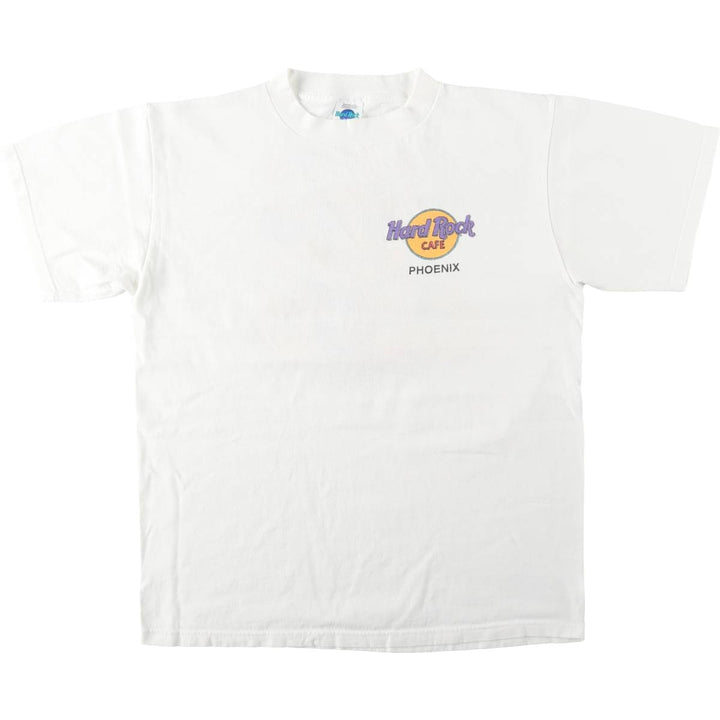 90s-00'S Hard Rock Cafe advertising t-shirt, men's size L equivalent, vintage. cotton white type Vintage Second Hand