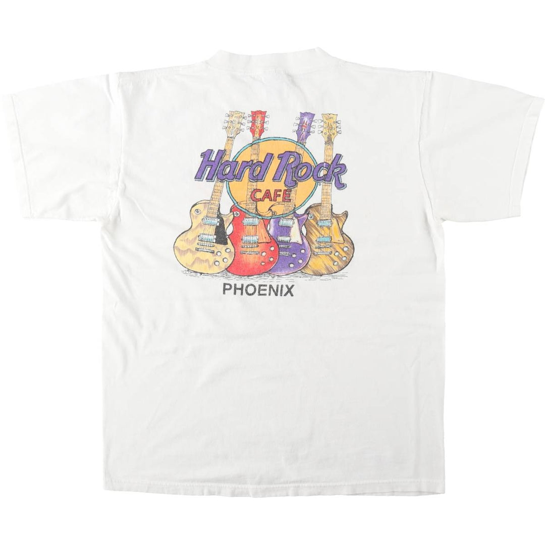90s-00'S Hard Rock Cafe advertising t-shirt, men's size L equivalent, vintage. cotton white type Vintage Second Hand