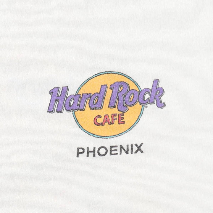 90s-00'S Hard Rock Cafe advertising t-shirt, men's size L equivalent, vintage. cotton white type Vintage Second Hand