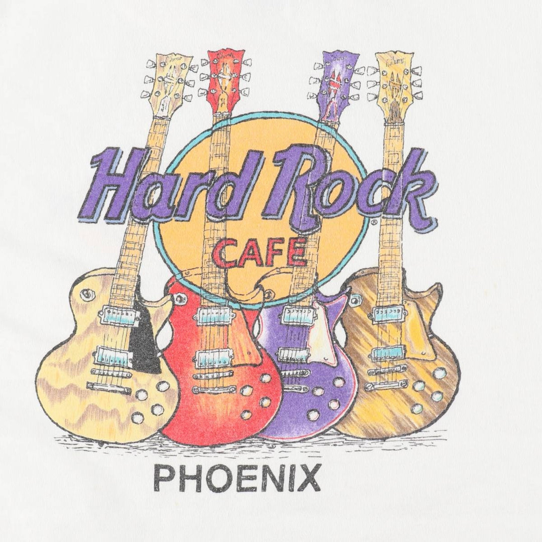 90s-00'S Hard Rock Cafe advertising t-shirt, men's size L equivalent, vintage. cotton white type Vintage Second Hand