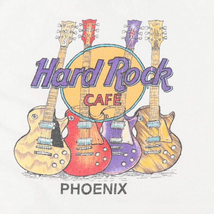 90s-00'S Hard Rock Cafe advertising t-shirt, men's size L equivalent, vintage. cotton white type Vintage Second Hand