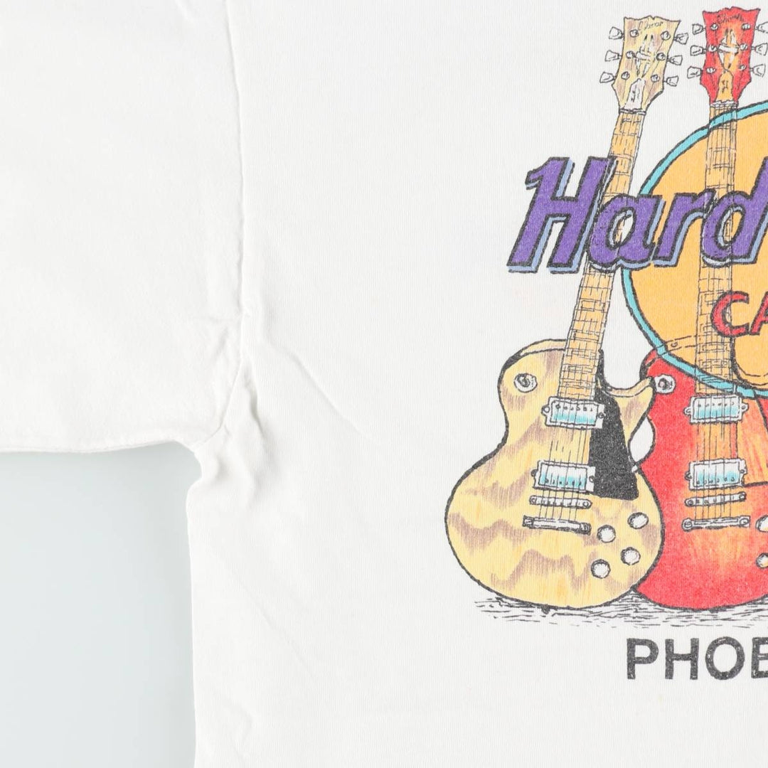 90s-00'S Hard Rock Cafe advertising t-shirt, men's size L equivalent, vintage. cotton white type Vintage Second Hand
