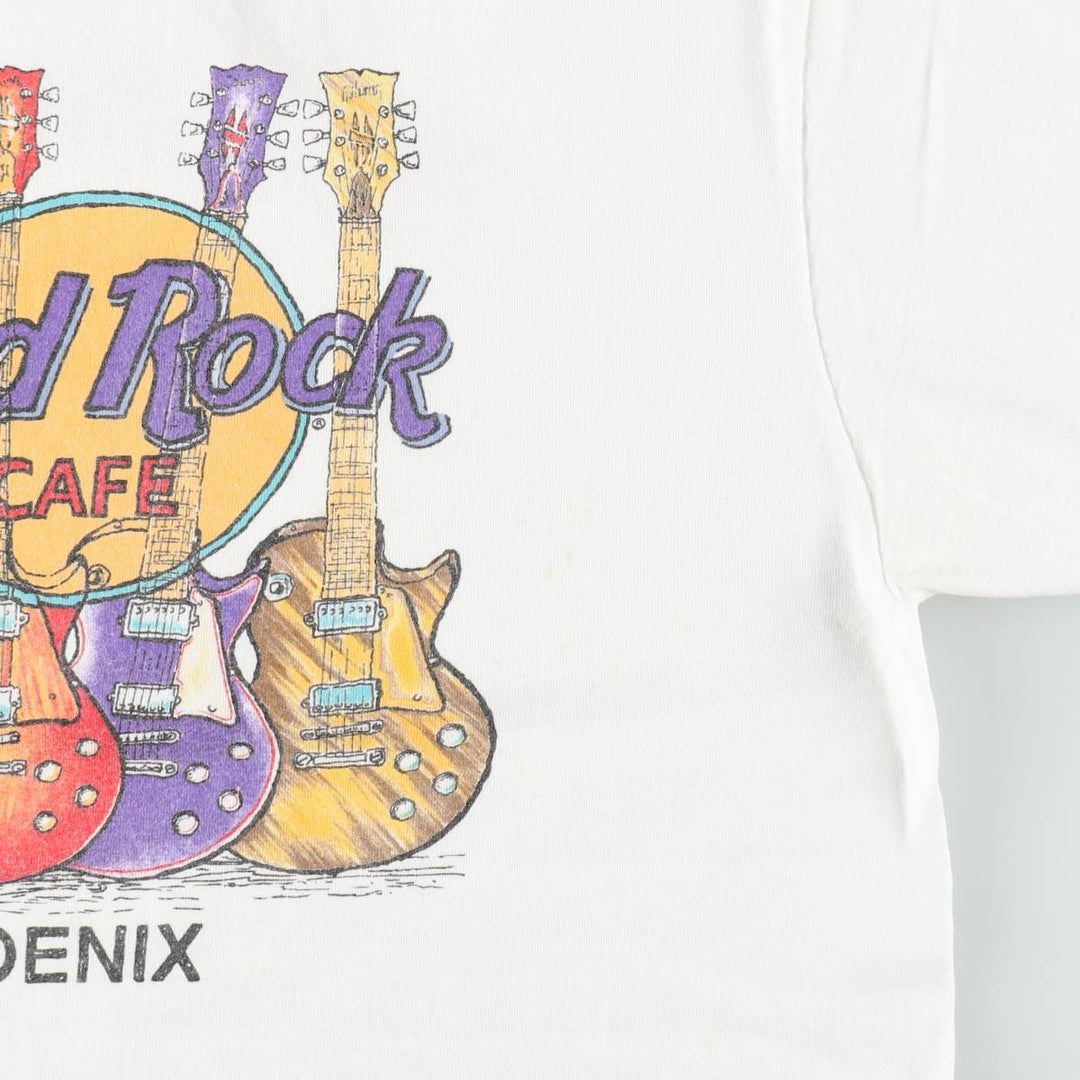 90s-00'S Hard Rock Cafe advertising t-shirt, men's size L equivalent, vintage. cotton white type Vintage Second Hand