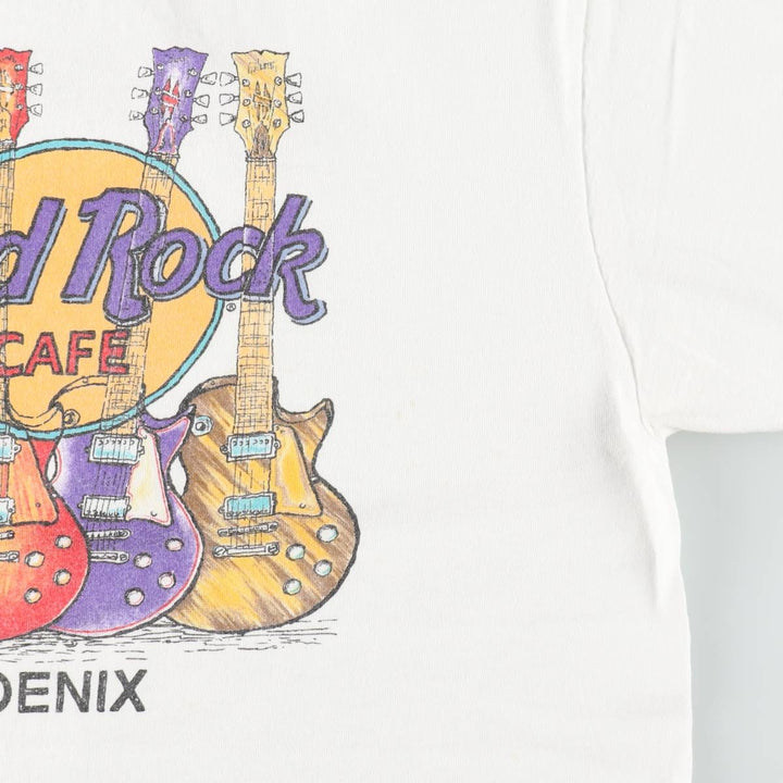 90s-00'S Hard Rock Cafe advertising t-shirt, men's size L equivalent, vintage. cotton white type Vintage Second Hand