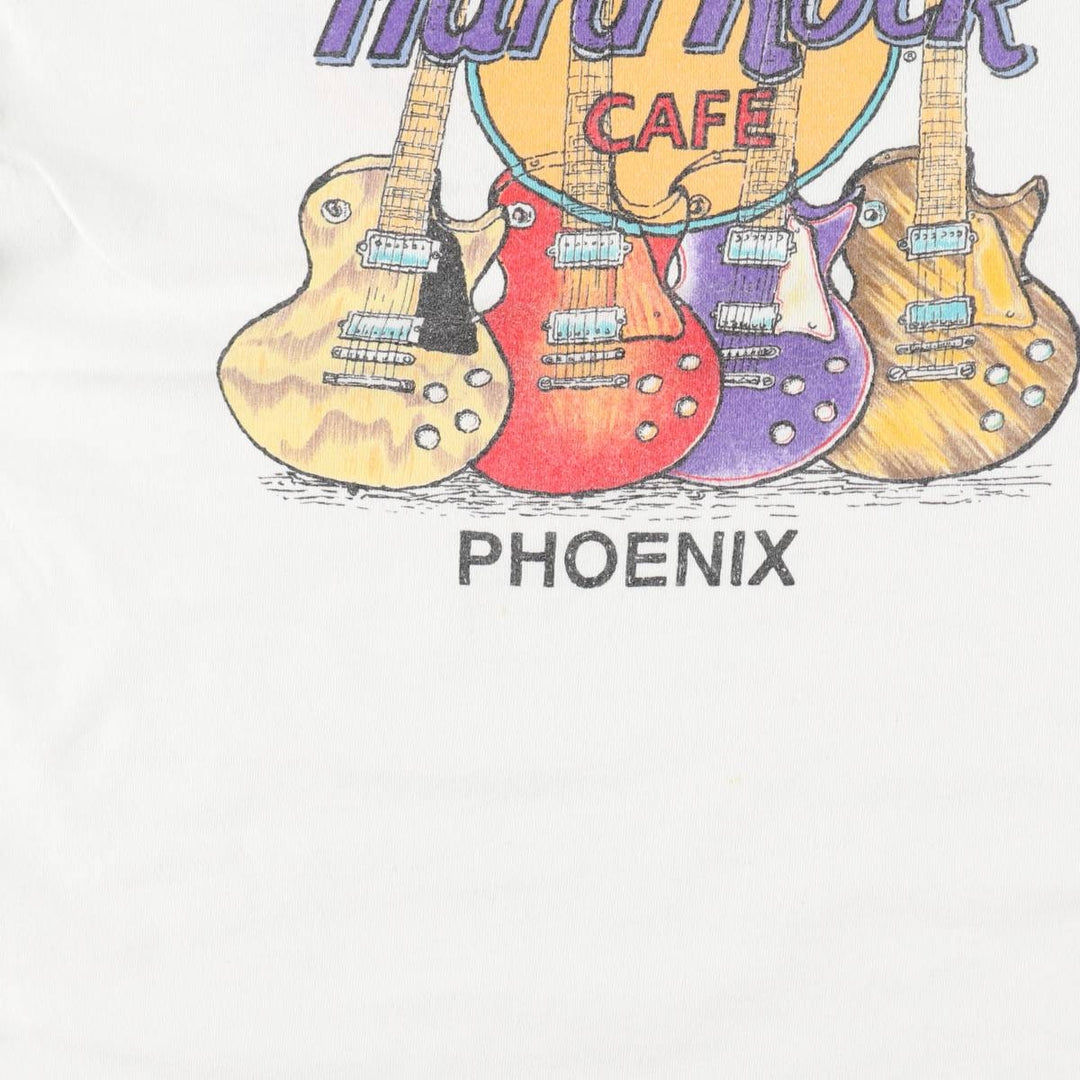90s-00'S Hard Rock Cafe advertising t-shirt, men's size L equivalent, vintage. cotton white type Vintage Second Hand
