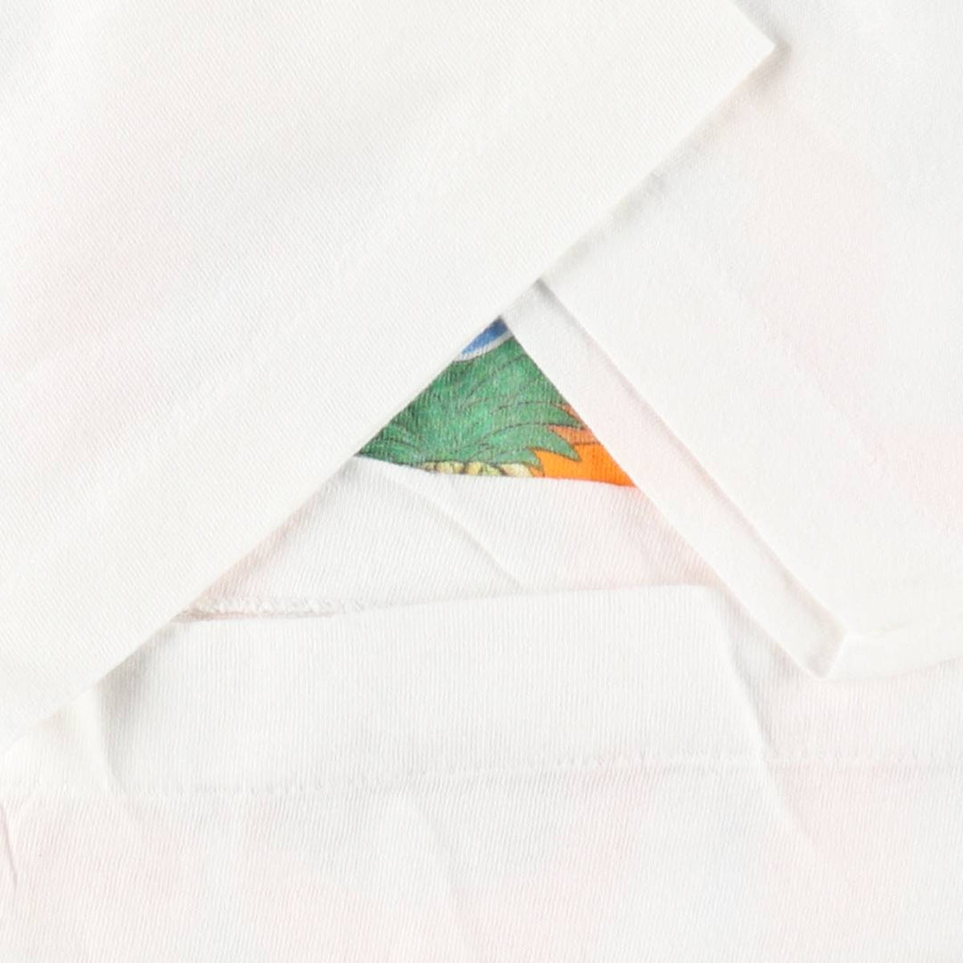 90'S DEL MONTE advertising T-shirt, men's size M equivalent, vintage. unclear white type Vintage Second Hand