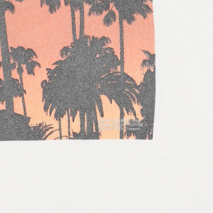 IN-N-OUT BURGER Printed Advertising T-Shirt, Men's Size XL (approx.) cotton white type Vintage Second Hand