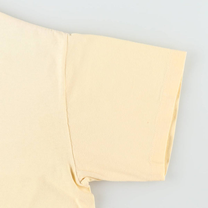 ~90'S Vermont Bean Seed Company Advertising T-Shirt, Men's Size L (approx.), Vintage unclear yellow type Vintage Second Hand