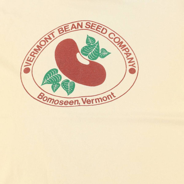 ~90'S Vermont Bean Seed Company Advertising T-Shirt, Men's Size L (approx.), Vintage unclear yellow type Vintage Second Hand