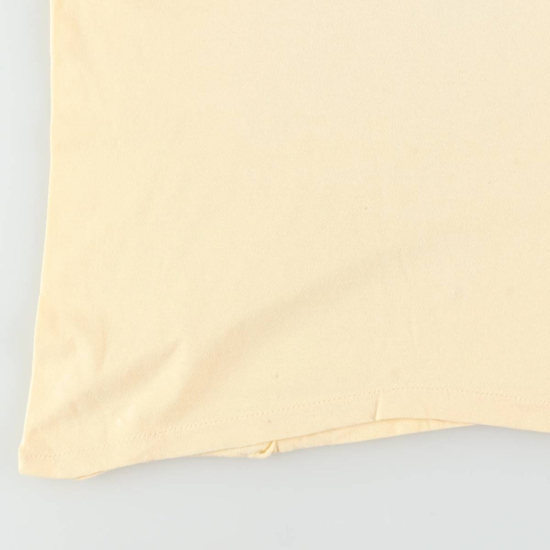 ~90'S Vermont Bean Seed Company Advertising T-Shirt, Men's Size L (approx.), Vintage unclear yellow type Vintage Second Hand