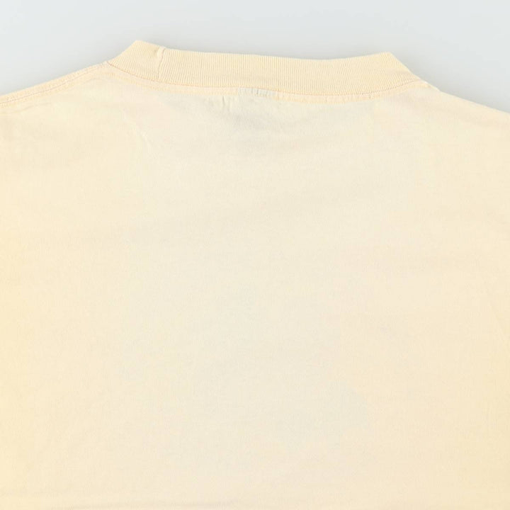 ~90'S Vermont Bean Seed Company Advertising T-Shirt, Men's Size L (approx.), Vintage unclear yellow type Vintage Second Hand