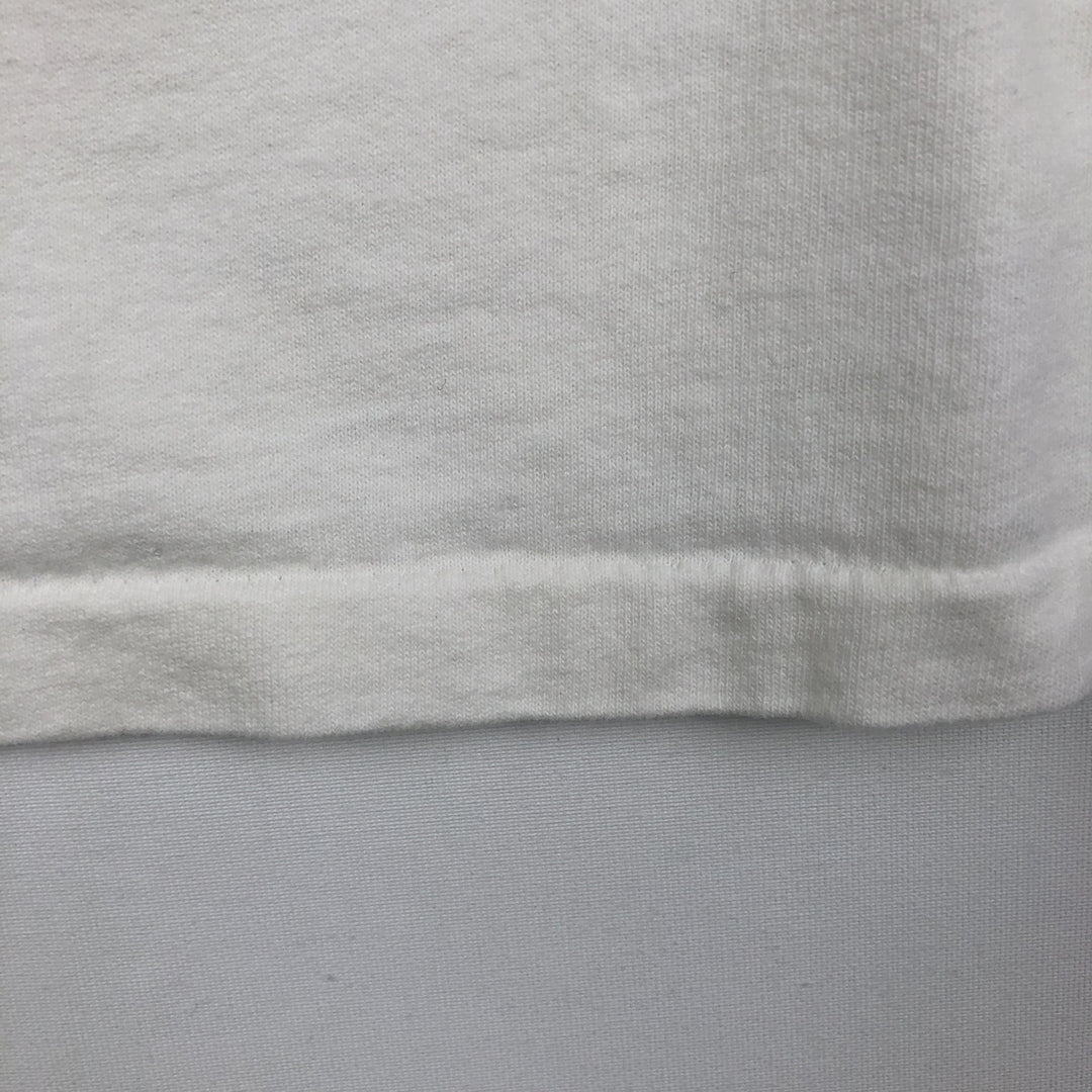 90'S HEAD logo print T-shirt, made in USA, men's size L equivalent, vintage. cotton white type Vintage Second Hand