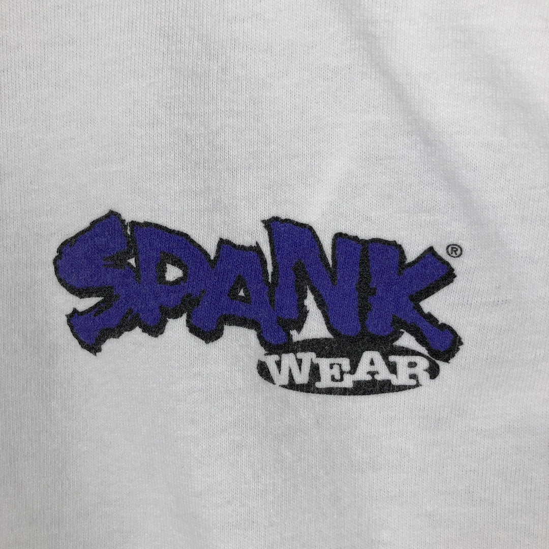 90'S Fruit of the Loom Heavy Cotton Printed T-Shirt Made in USA Men's XL Vintage cotton white type Vintage Second Hand