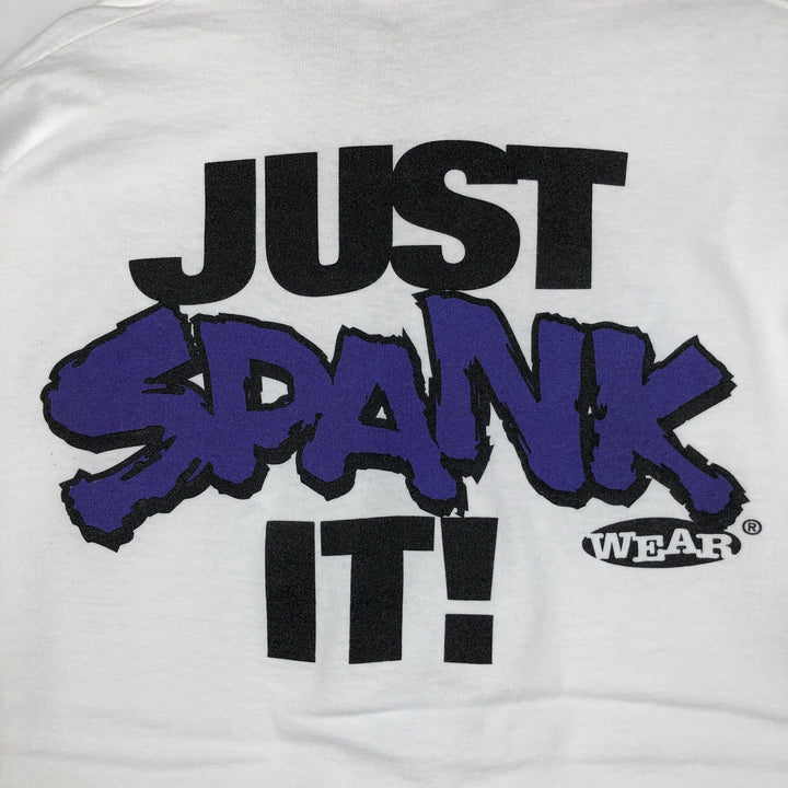90'S Fruit of the Loom Heavy Cotton Printed T-Shirt Made in USA Men's XL Vintage cotton white type Vintage Second Hand