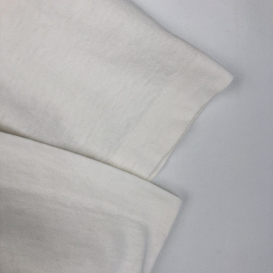 90'S Fruit of the Loom printed T-shirt, made in the USA, men's XL size, vintage cotton white type Vintage Second Hand