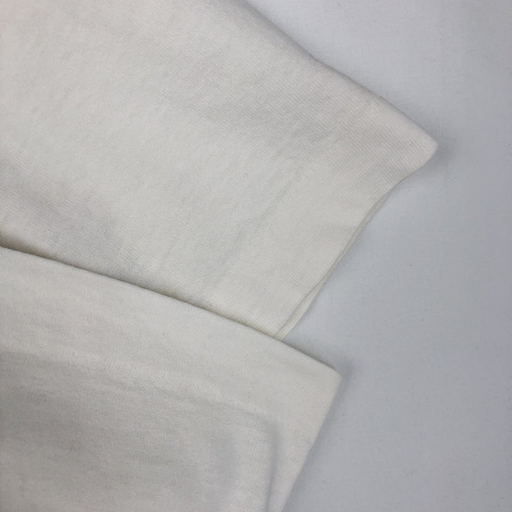 90'S Fruit of the Loom printed T-shirt, made in the USA, men's XL size, vintage cotton white type Vintage Second Hand
