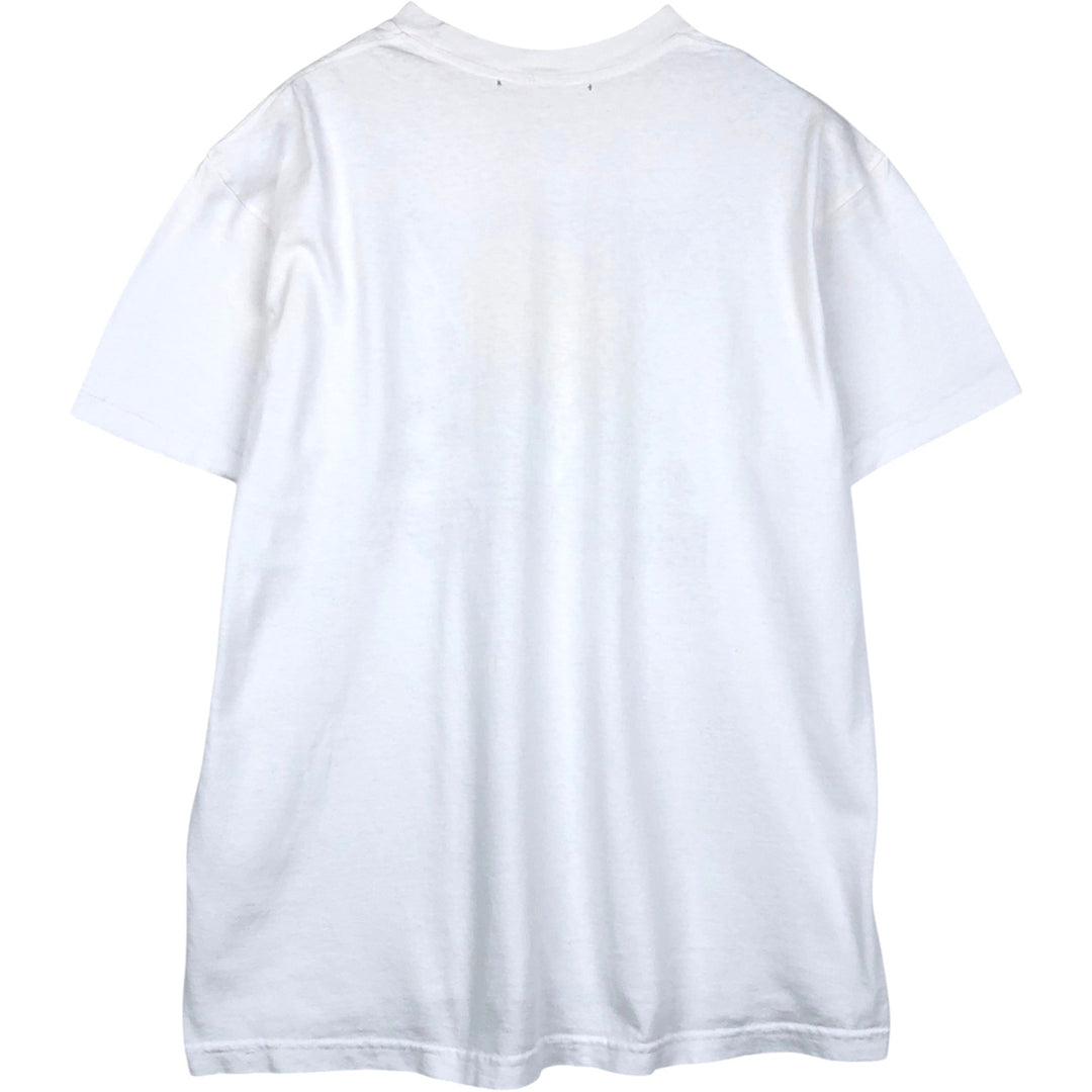 Printed T-shirt, men's size XL unclear white type Vintage Second Hand
