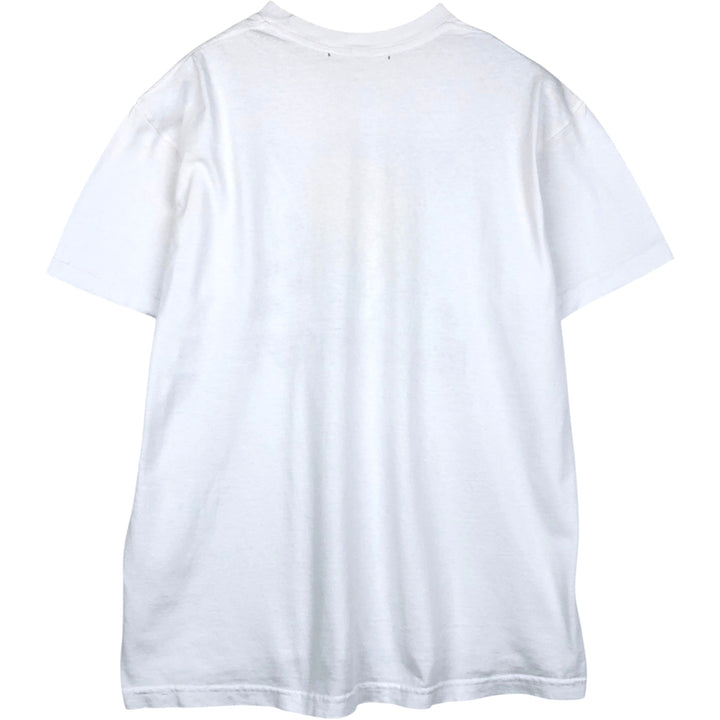 Printed T-shirt, men's size XL unclear white type Vintage Second Hand