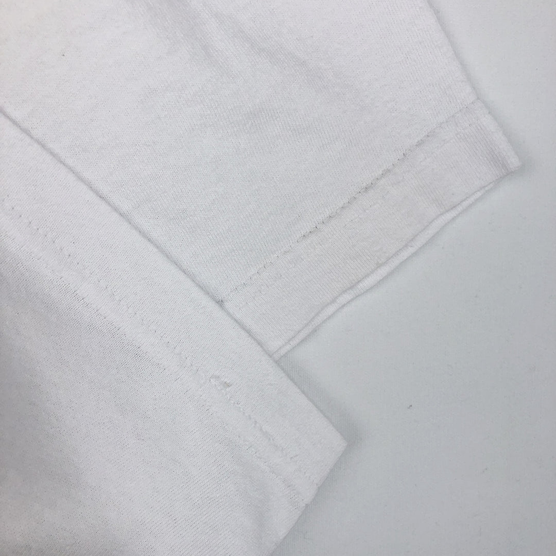 Printed T-shirt, men's size XL unclear white type Vintage Second Hand