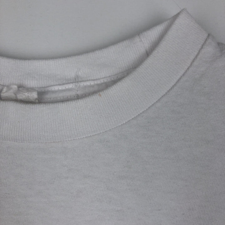 Printed T-shirt, men's size XL unclear white type Vintage Second Hand