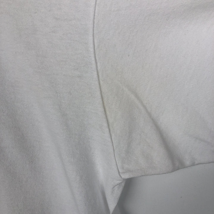 Printed T-shirt, men's size XL unclear white type Vintage Second Hand