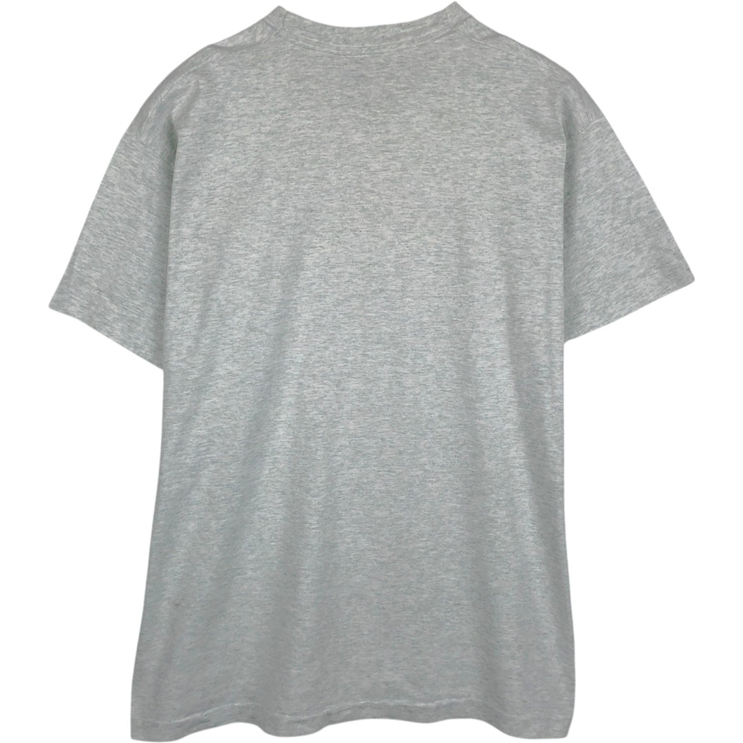 90'S Fruit of the Loom Heavy Cotton Printed T-Shirt Made in USA Men's XL Vintage cotton white type Vintage Second Hand