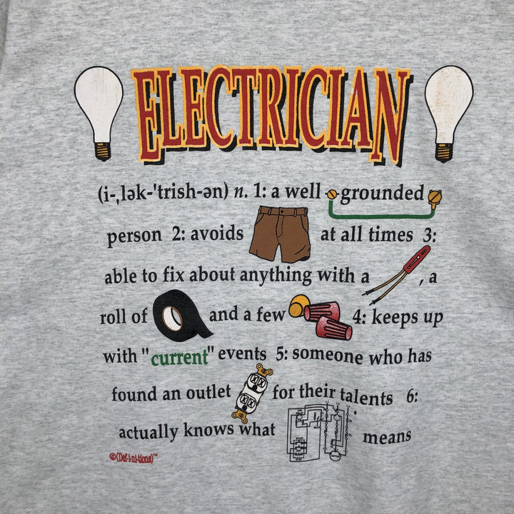 90'S Fruit of the Loom Heavy Cotton Printed T-Shirt Made in USA Men's XL Vintage cotton white type Vintage Second Hand