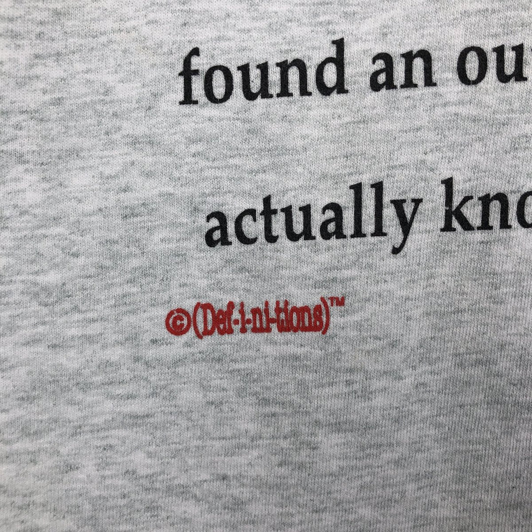 90'S Fruit of the Loom Heavy Cotton Printed T-Shirt Made in USA Men's XL Vintage cotton white type Vintage Second Hand