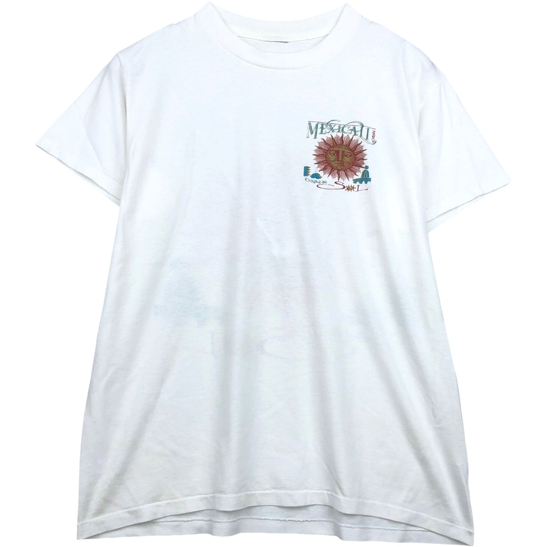 90'S Vintage Printed T-Shirt, Men's XL unclear white type Vintage Second Hand