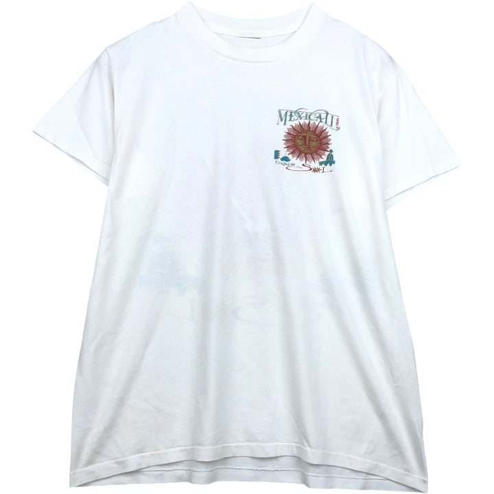 90'S Vintage Printed T-Shirt, Men's XL unclear white type Vintage Second Hand