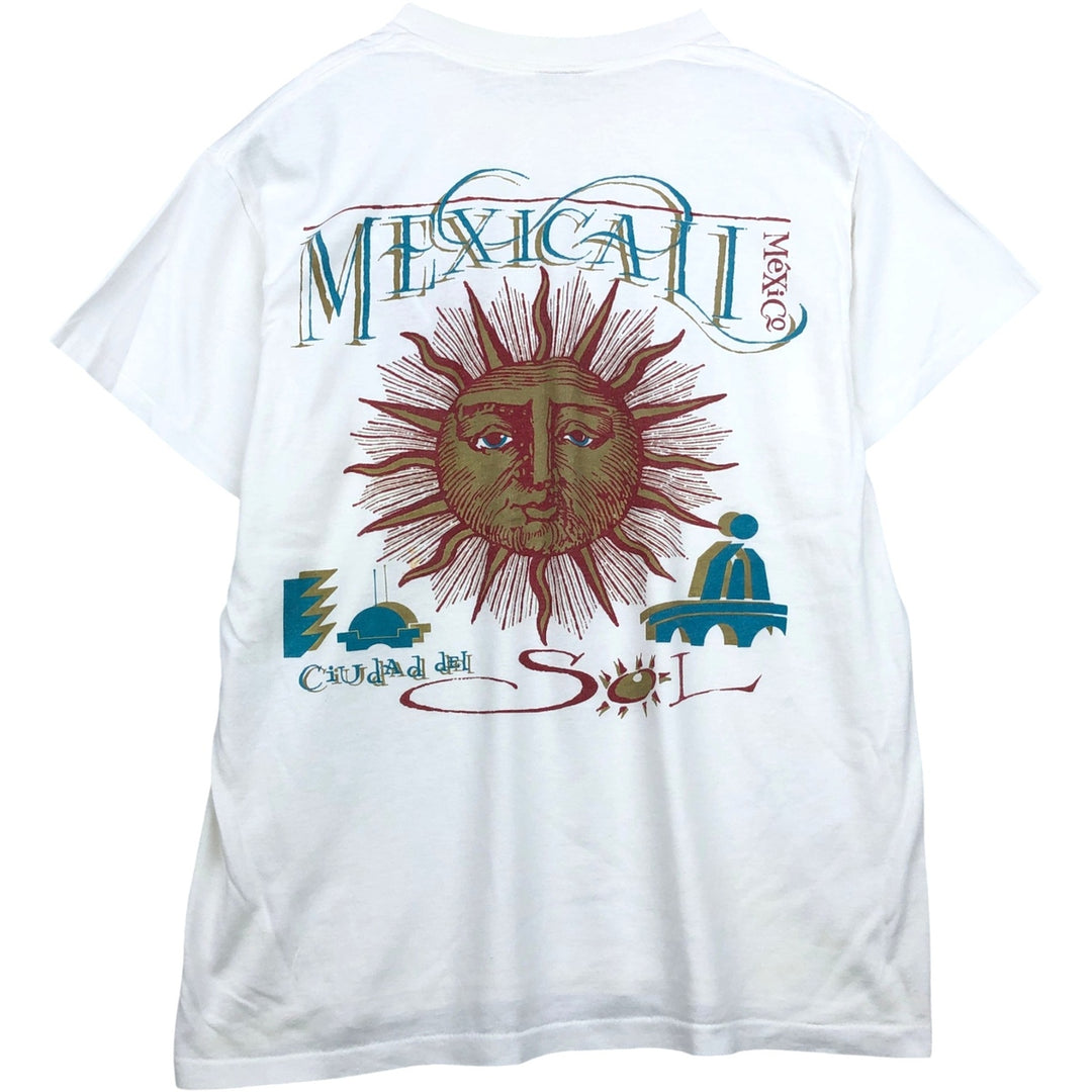 90'S Vintage Printed T-Shirt, Men's XL unclear white type Vintage Second Hand