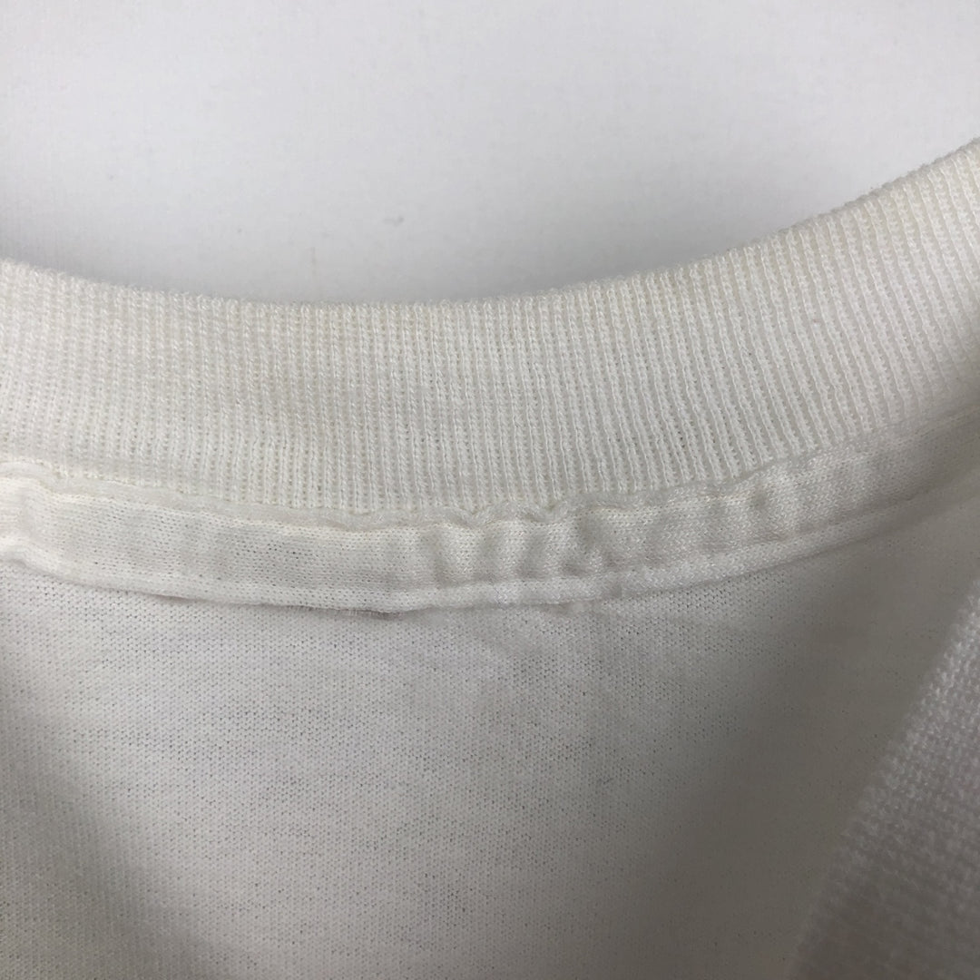 90'S Vintage Printed T-Shirt, Men's XL unclear white type Vintage Second Hand