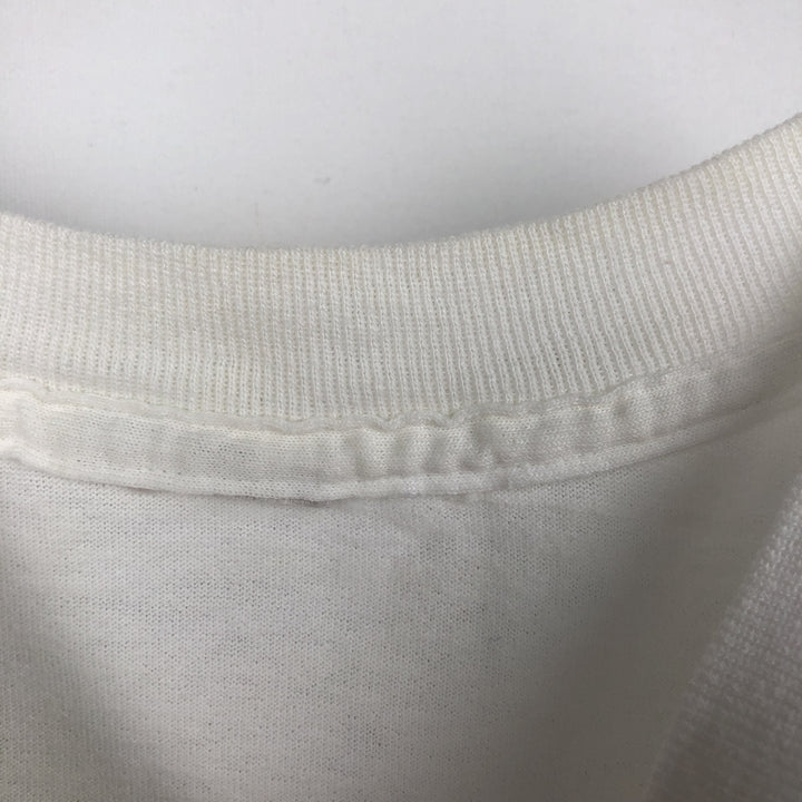 90'S Vintage Printed T-Shirt, Men's XL unclear white type Vintage Second Hand