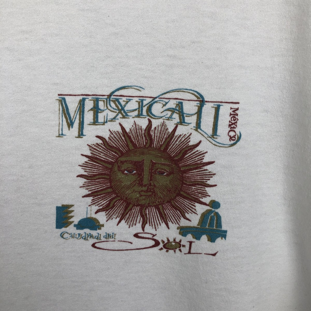 90'S Vintage Printed T-Shirt, Men's XL unclear white type Vintage Second Hand