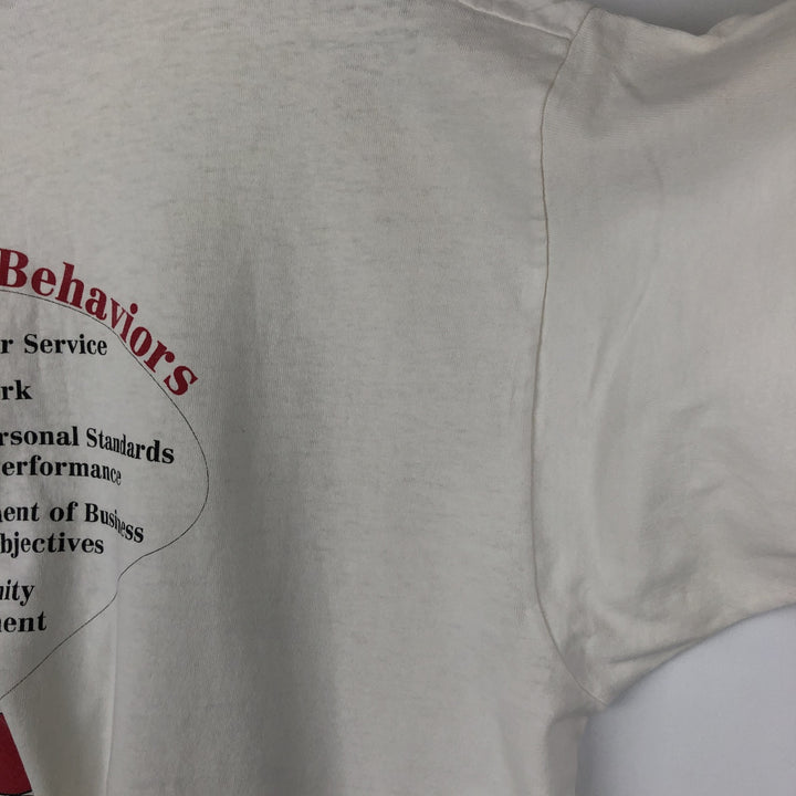 90'S Fruit of the Loom Heavy Cotton Print T-Shirt, Made in USA, Men's Size XL (approx.) cotton white type Vintage Second Hand